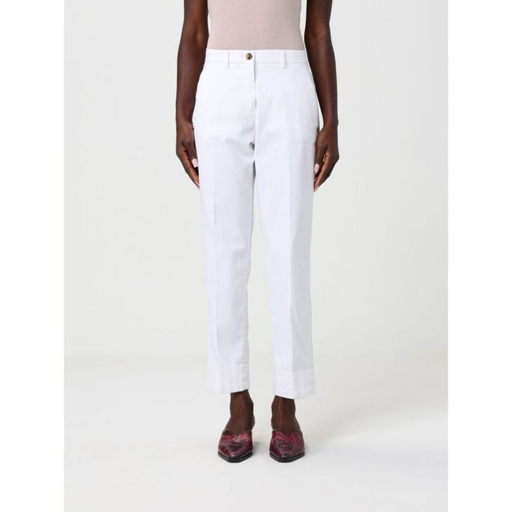 Mason's Women Stretch Cotton Cropped Fit Trousers Mason's
